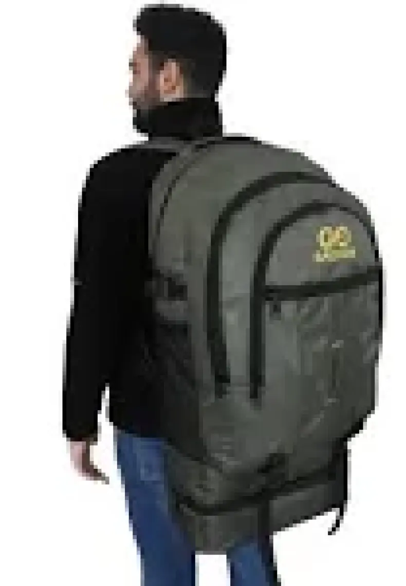 Baggor 90 Litre Körüklü Su Geçirmez Çok Gözlü Laptop Bölmeli Kampçı-Seyahat-Dağcı Sırt Çantası