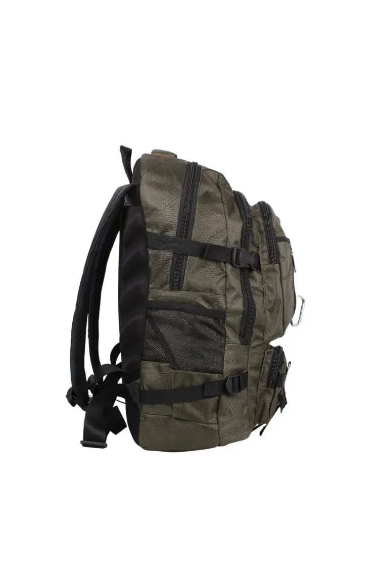 Bagacar Izdag Haki Seyahat Sırt Çantası 60 Lt 17" Laptop Bölmeli