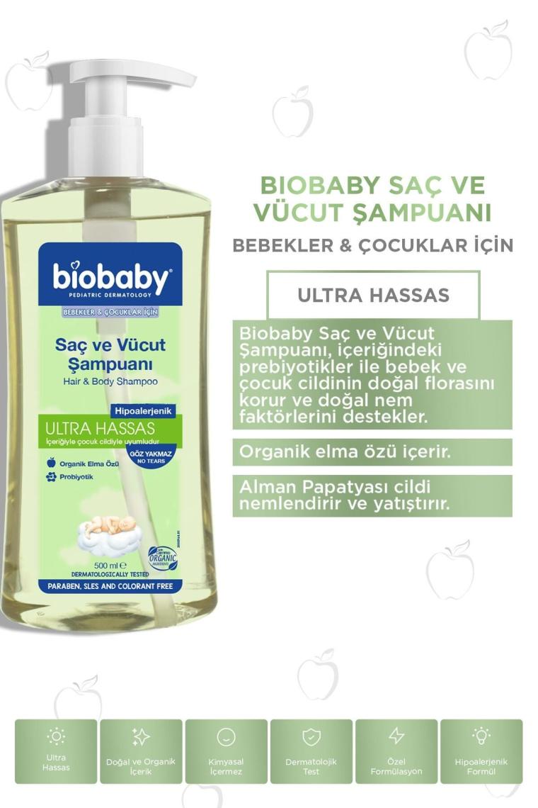 Ultra Hassas Saç Ve Vücut Şampuanı 500 ml