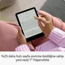 Amazon Kindle 7″ Paperwhite 2024 E Kitap Okuyucu 16 GB Reklamlı