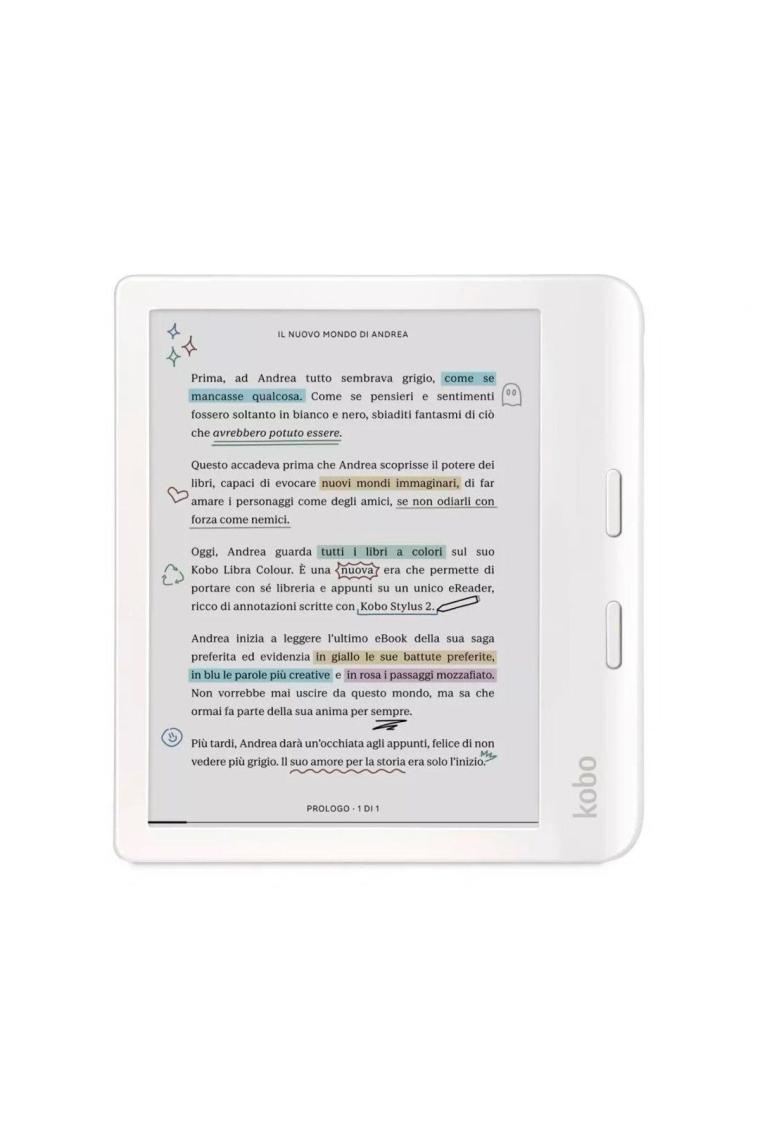Kobo Libra Colour E Kitap Okuyucu 7" Beyaz