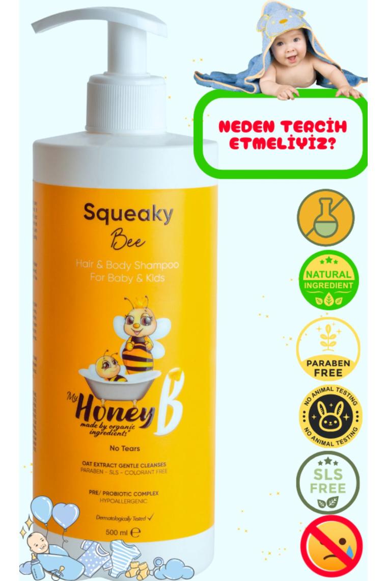 Squeaky Bee Saç Ve Vücut Şampuanı 500 ml