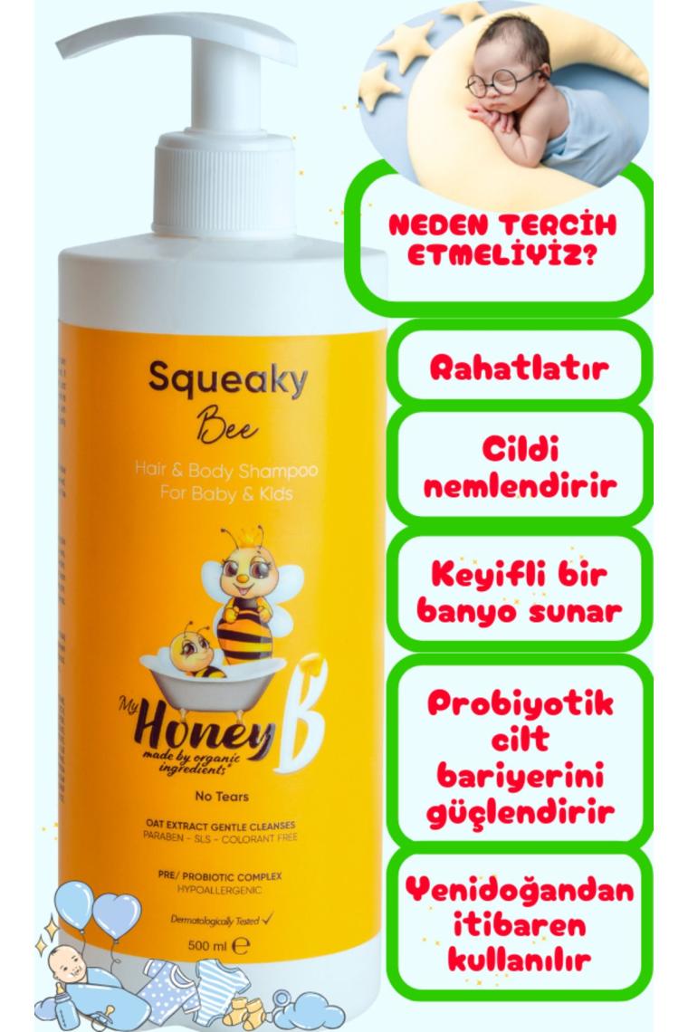 Squeaky Bee Saç Ve Vücut Şampuanı 500 ml