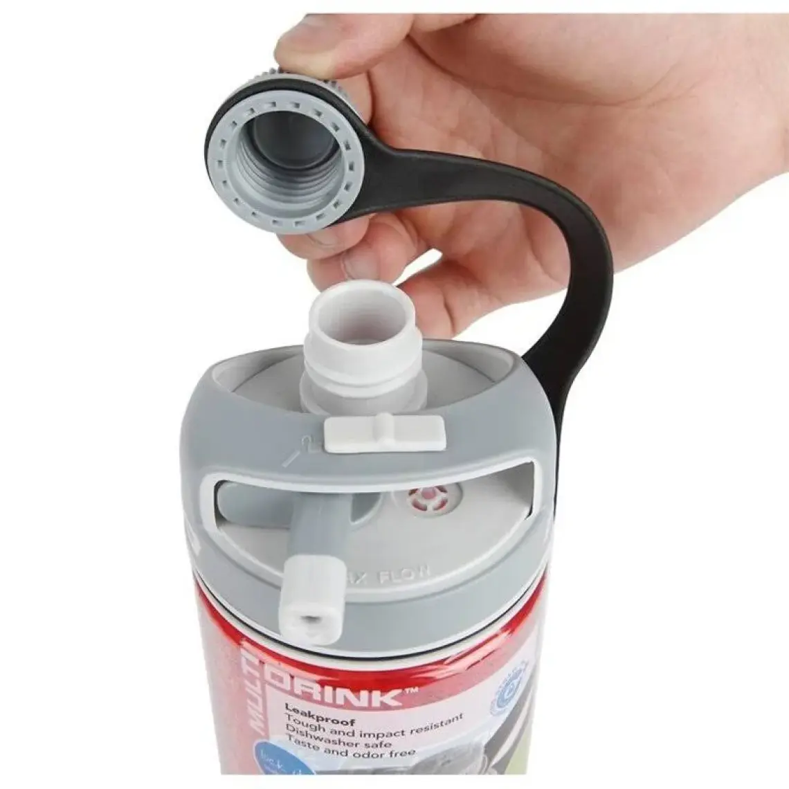 Nalgene NG250.08.1790 Nalgene Multidrink Green -Gray Cap Tritan Suluk Suluk - Matara Gri