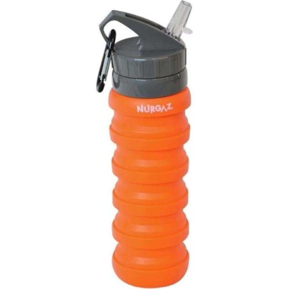 Nurgaz Silikon Katlanabilir Matara