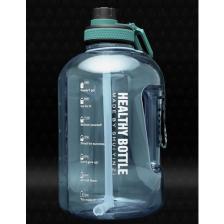 Valletta Winta Bpa Içermez Motivasyonel Su Matarası 2.5 Lt Mavi Su Matarası,su Şişesi, suluk