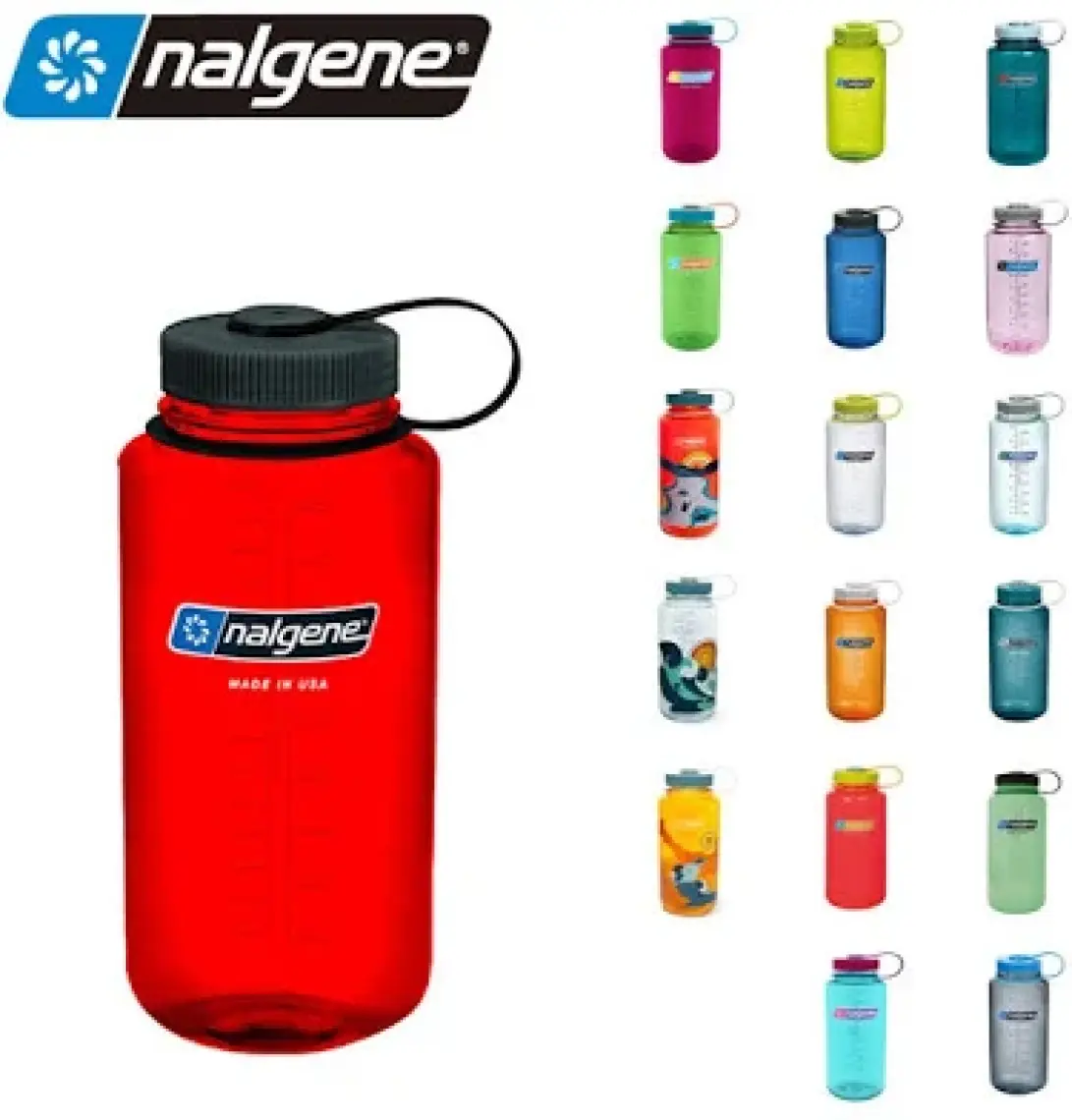 Nalgene NG250.04.2178 Nalgene 32OZ Wm  Cosmo -Platinum Cap Tritan Suluk Suluk - Matara Mavi