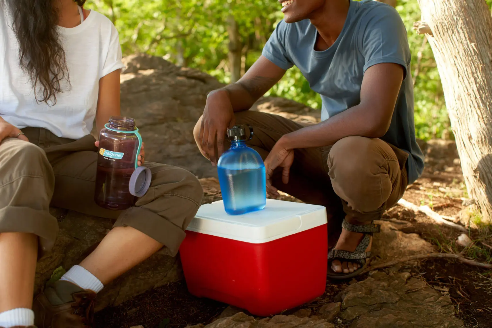 Nalgene Oasis Red / Black Cap Tritan Suluk