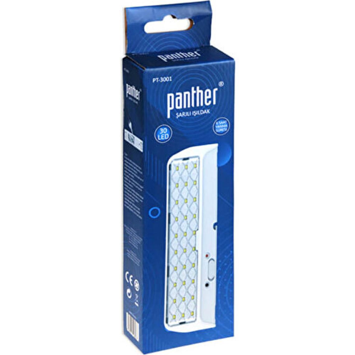 Panther PT-3001 30 Smd LED Şarjlı Işıldak