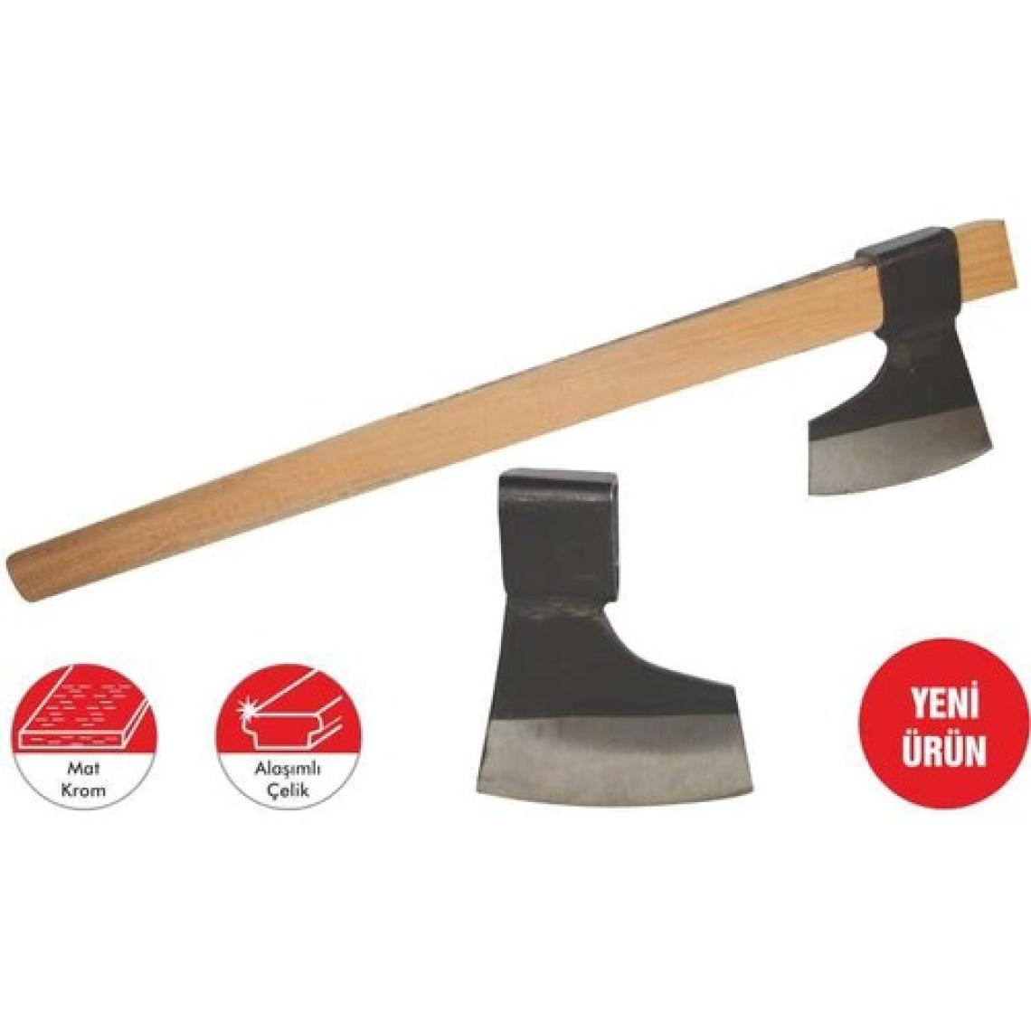 Budama Baltası Saplı 60 cm - Dövme Çelik