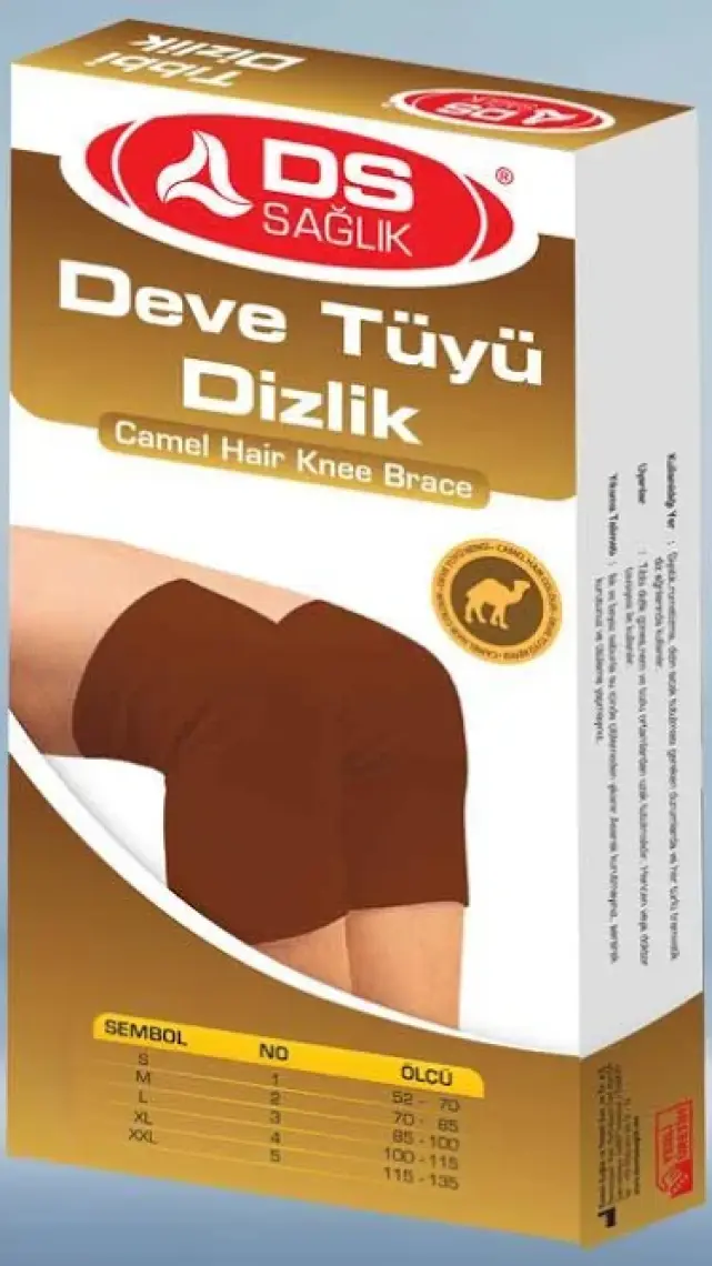 Damla D S Deve Tüyü Tıbbi Dizlik Ikili
