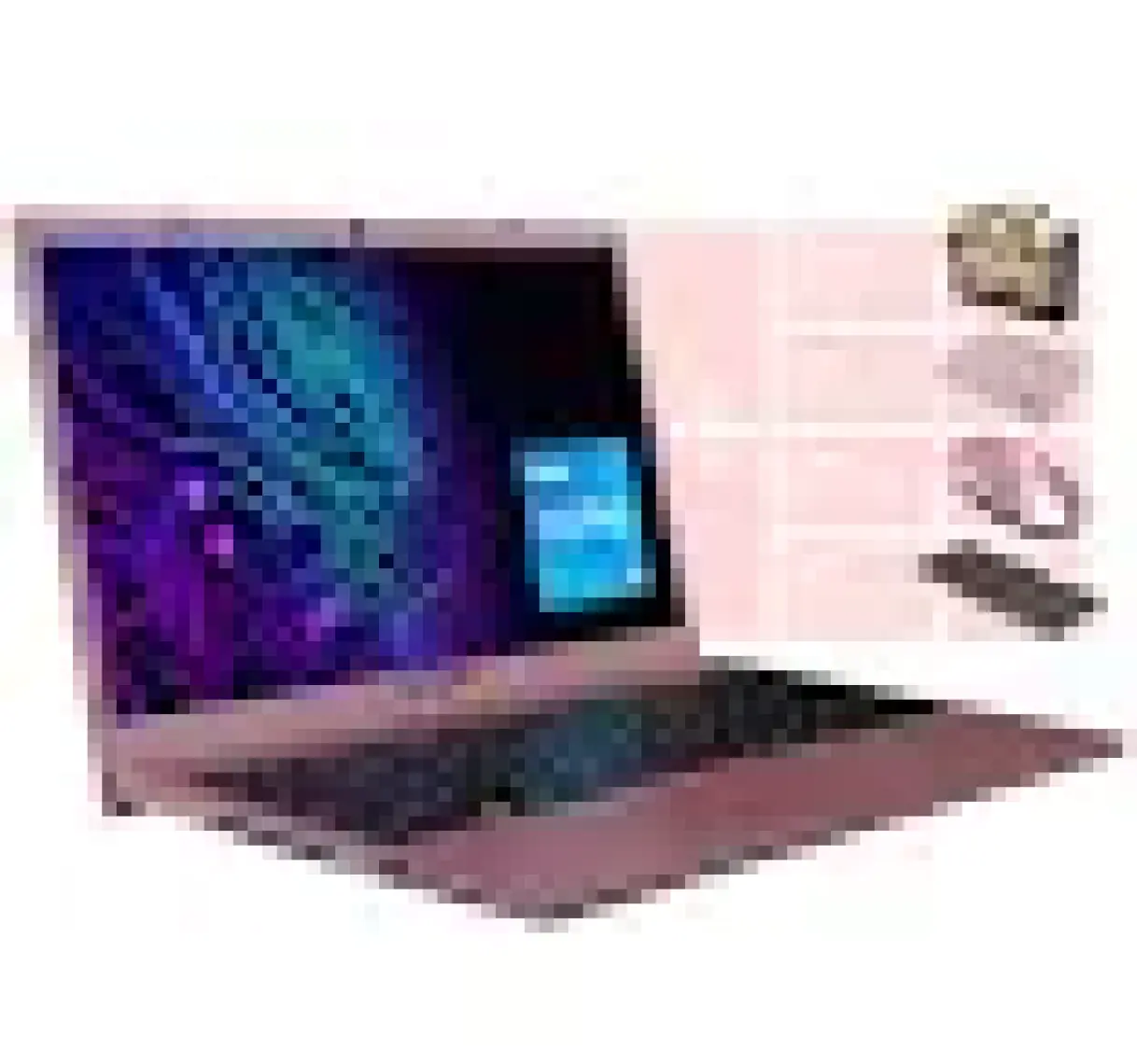 Monster HUMA H4 V5.1.7 Rose Gold Intel Core i5 1235U 16 GB RAM 500 GB SSD FreeDOS 14,1'' FHD 60 Hz Taşınabilir Bilgisayar