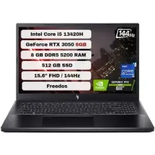 Acer Nitro V 15 ANV15-51 Intel Core I5 13420H 8 GB 512 GB SSD RTX 3050-6 GB Freedos 15.6" FHD IPS Taşınabilir Bilgisayar NH.QNCEY.001