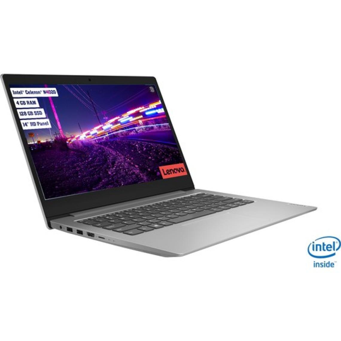 Lenovo IdeaPad Intel Celeron N4020 4GB 128GB SSD Freedos 14" HD Taşınabilir Bilgisayar 81VU006STX