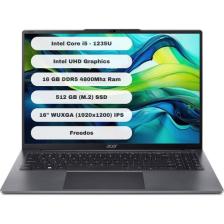 Acer Aspire Lite AL16-51P-580H GTI16 Intel Core I5 1235U 16GB 512GB SSD Freedos 16" Taşınabilir Bilgisayar NX.KWZEY.001