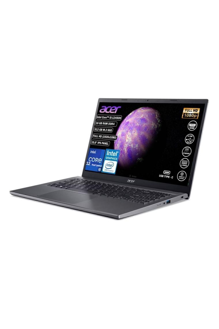 Acer Aspire 5 I5-12450H 16 GB 512 GB SSD FreeDos 15.6" IPS (1920X1080) Taşınabilir Bilgisayar NX.KN4EY.002