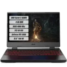 Acer Nitro 5 AN515-46 AMD Ryzen 5 6600H 8GB 512GB SSD RTX3050 Freedos 15.6" FHD 144 Hz Taşınabilir Bilgisayar NH.QGXEY.001