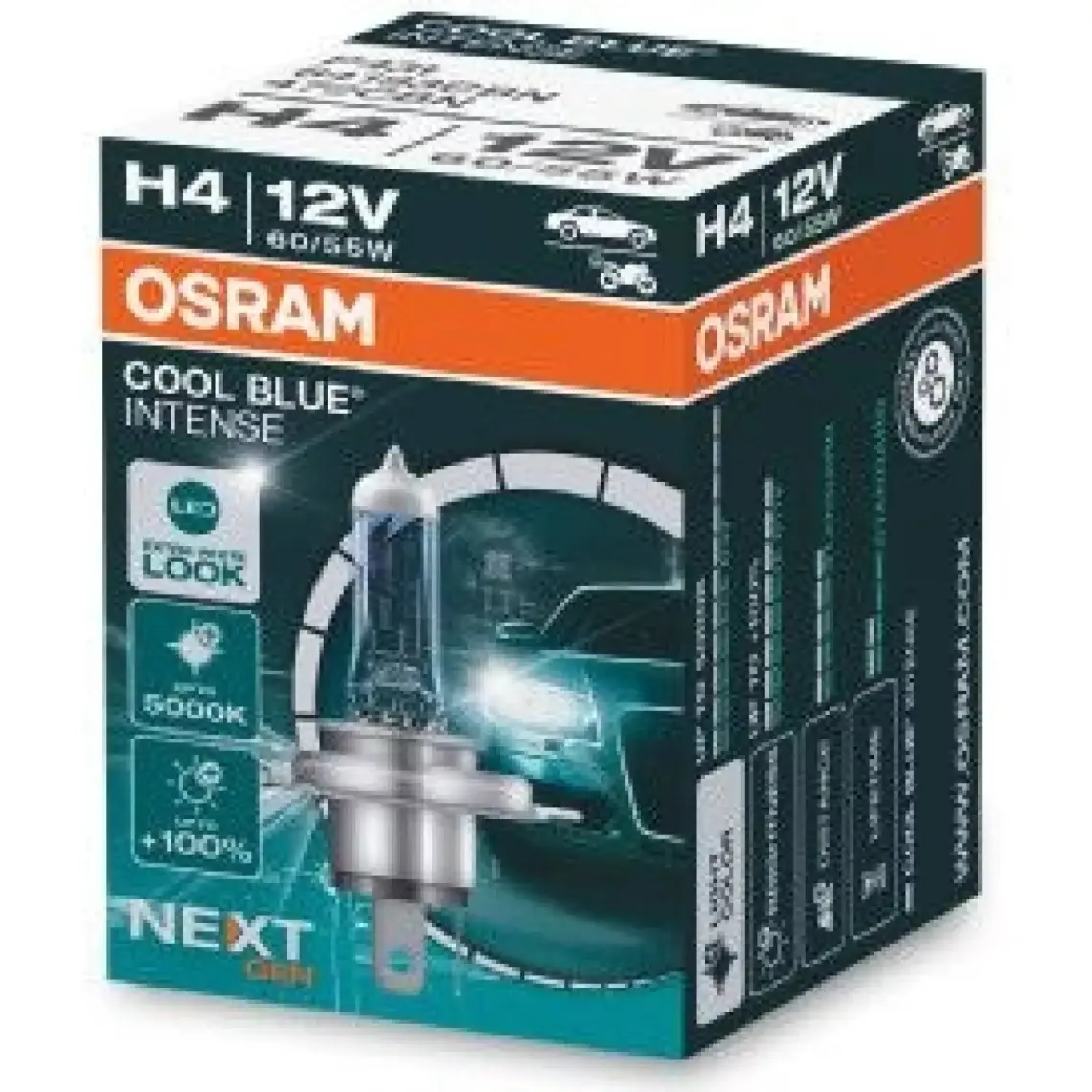 Osram H4 Cool Blue Intense Next Gen 5000K Beyaz Işık (2 Adet)