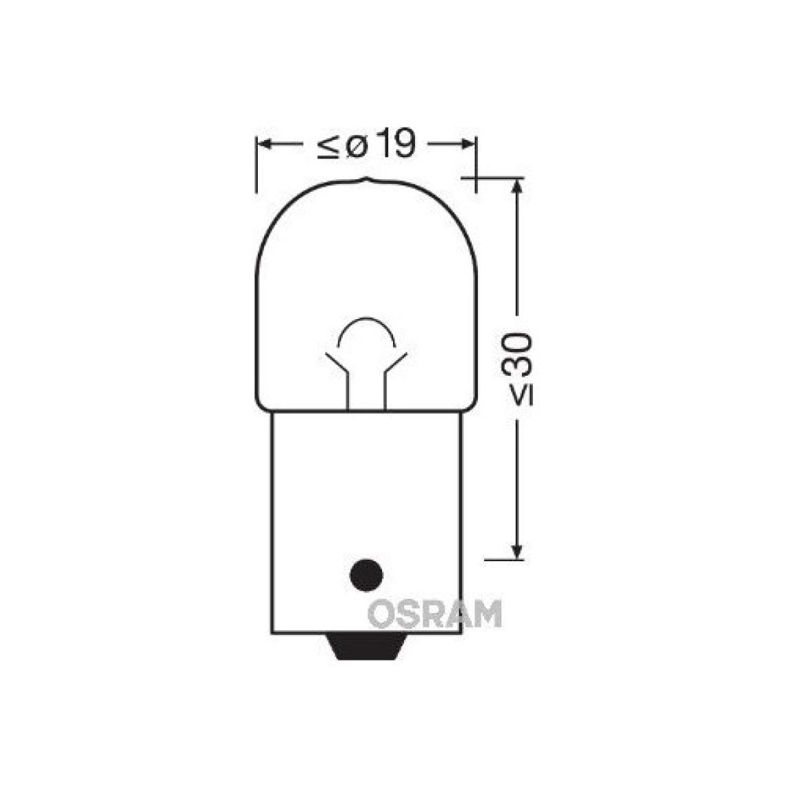 Osram 5007 R5W 67 Park Ampul 12V 5W 10 Adet