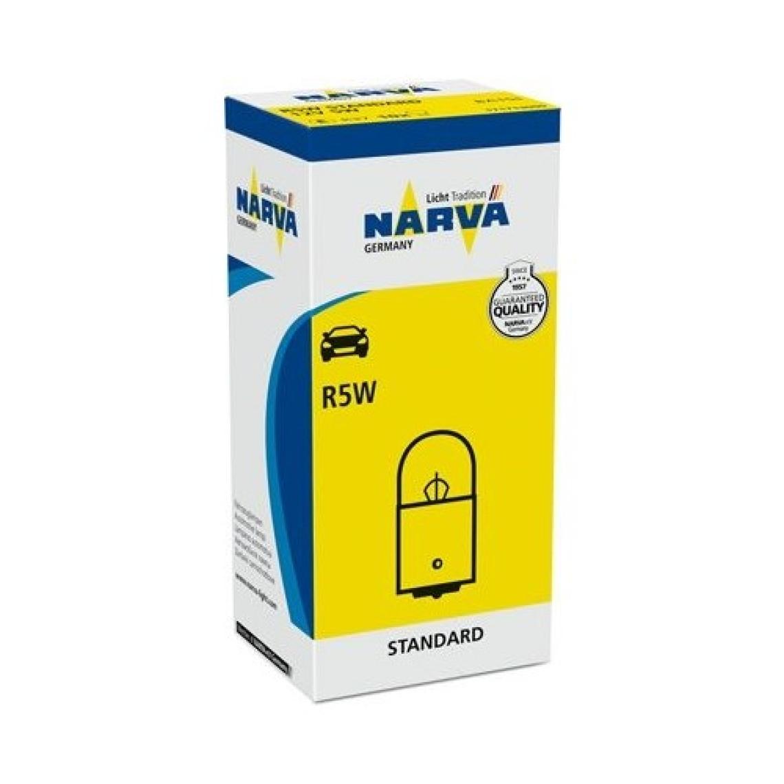 Narva Ampul 12V 5W 67 R5W BA15S 10 Adet