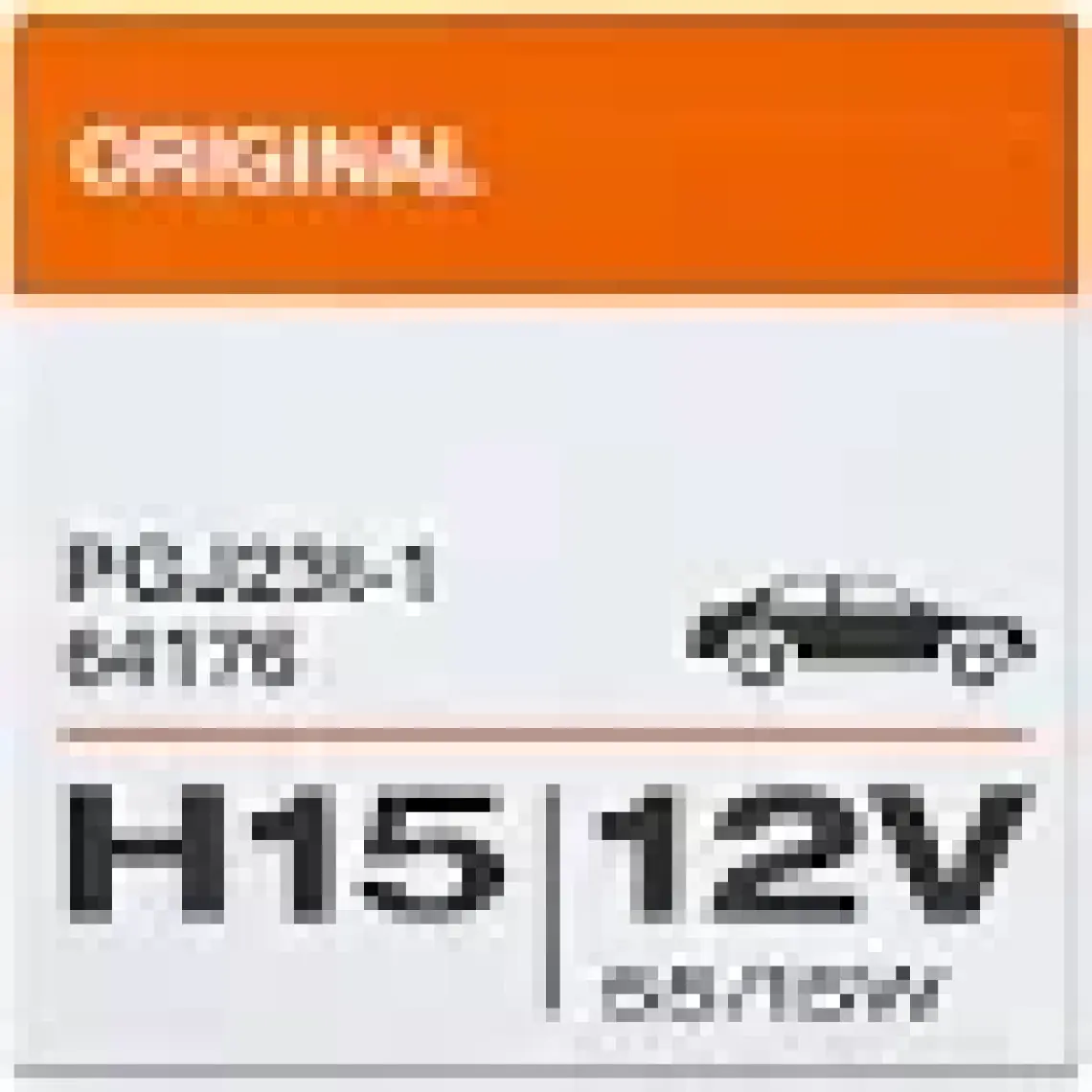 Osram H15 Ampul 12V 15/55W Standart (1 Adet)