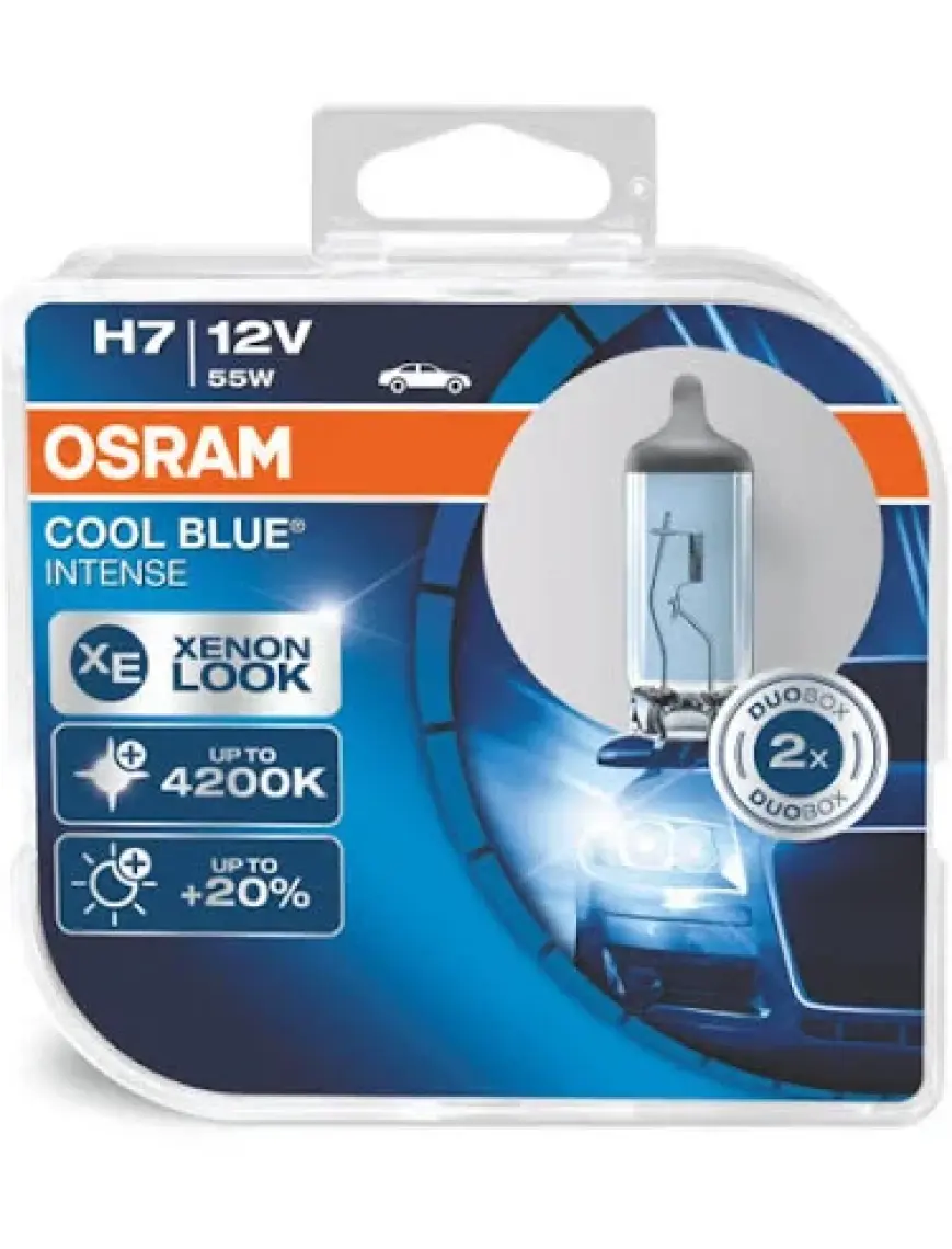Osram 12V H7 Cool Blue 4200K Beyaz Işık (Takım-2 Adet)