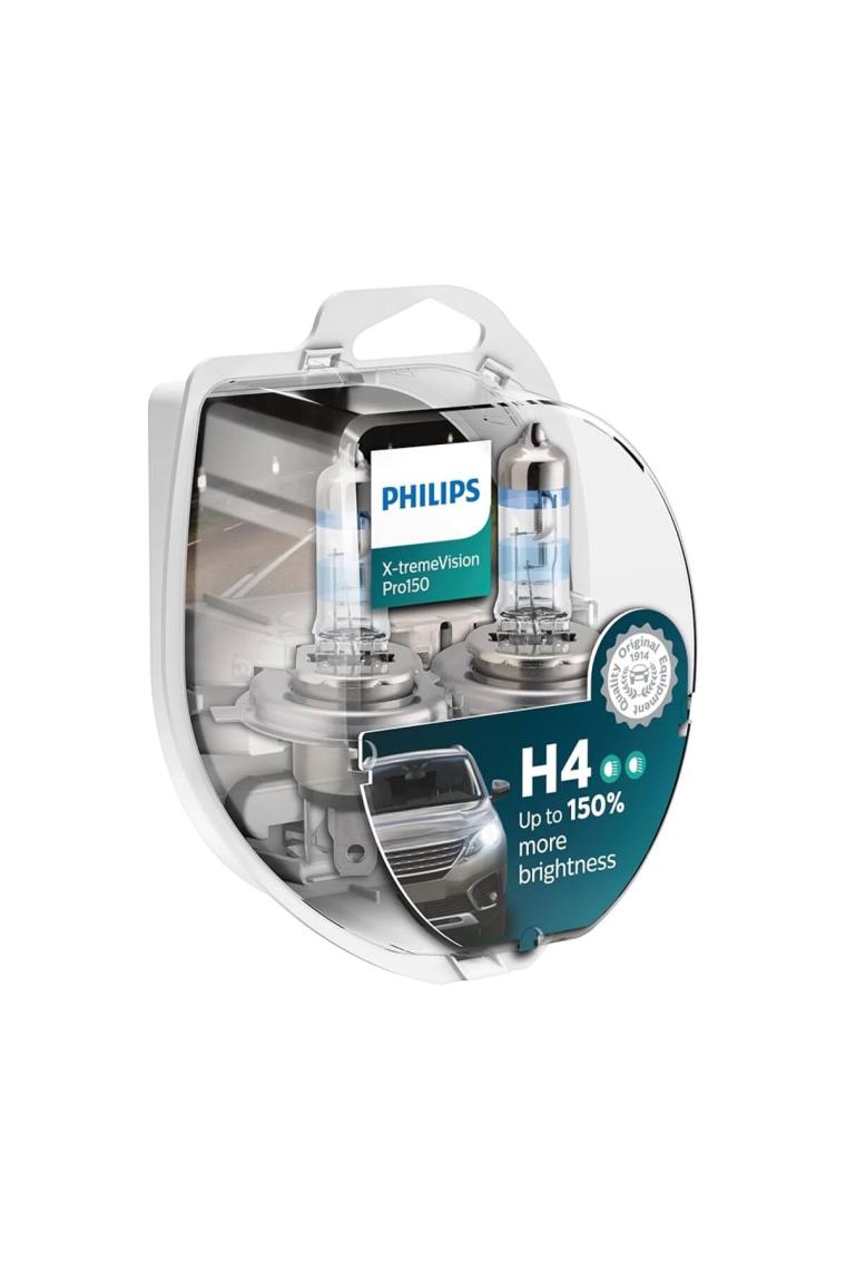 PHILIPS 12V H4 AMPUL 60/55W +%130 FAZLA IŞIK X-TREME G-VISION (2 AD)