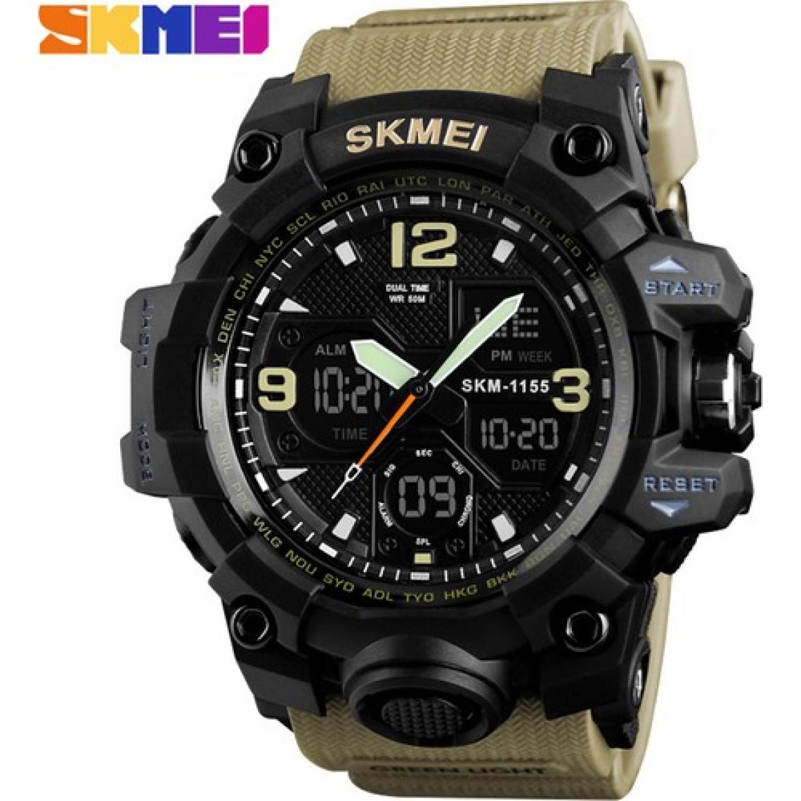 Skmei 1155B Kuvars Dijital Elektronik Erkek Saat