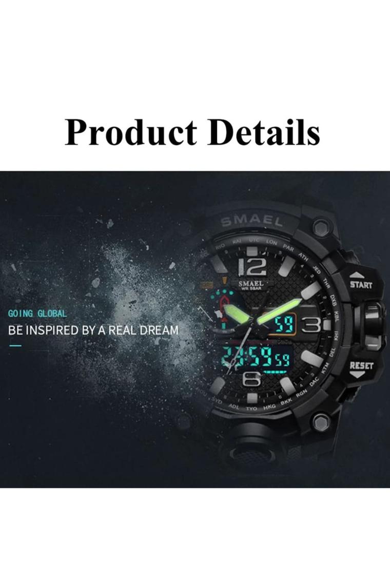 SMAEL S1545 Haki Erkek Kol Saati