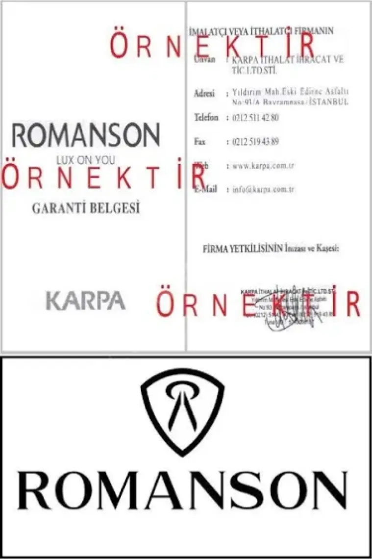 Romanson TL0334HM1CBS5B Erkek Kol Saati