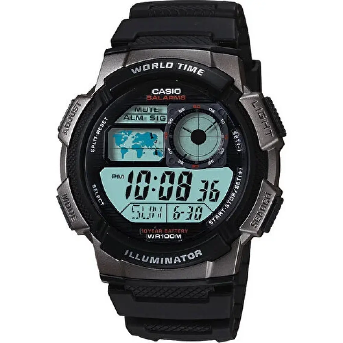 Casio AE-1000W-1BVDF Gri-Siyah Erkek Kol Saati