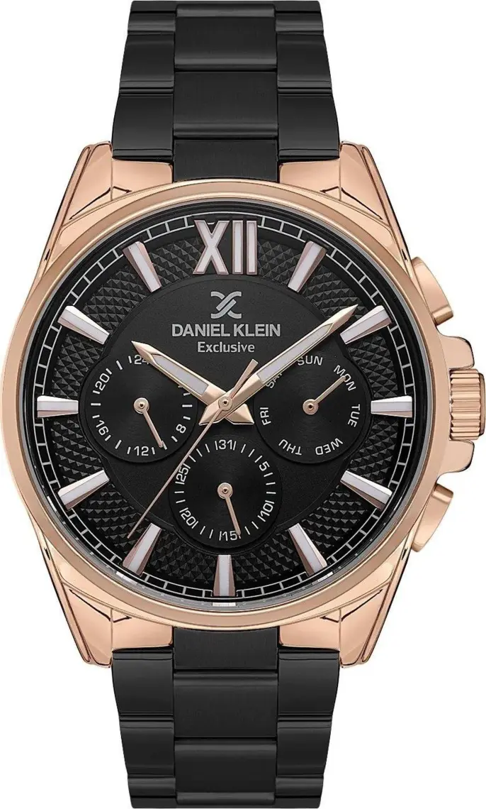 Daniel Klein Iç Göstergeleri Aktif Siyah Renk Erkek Kol Saati