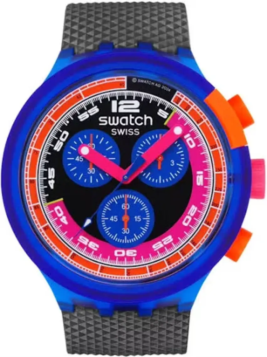 SB06N102 Swatch Neon Party To Max Erkek Kol Saati SB06N102