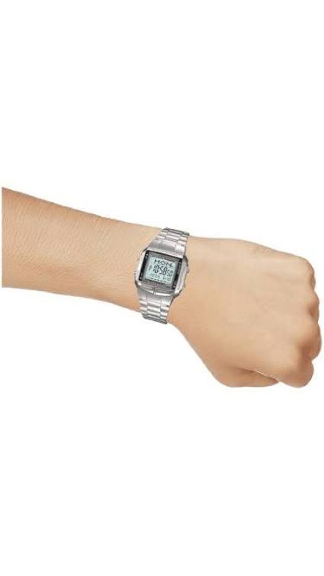 Casio Erkek Dijital Kol Saati – Alarm, Kronometre, Takvim, Çelik Kordon, Mineral Cam, 3 ATM Su Geçirmez, LED Aydınlatma