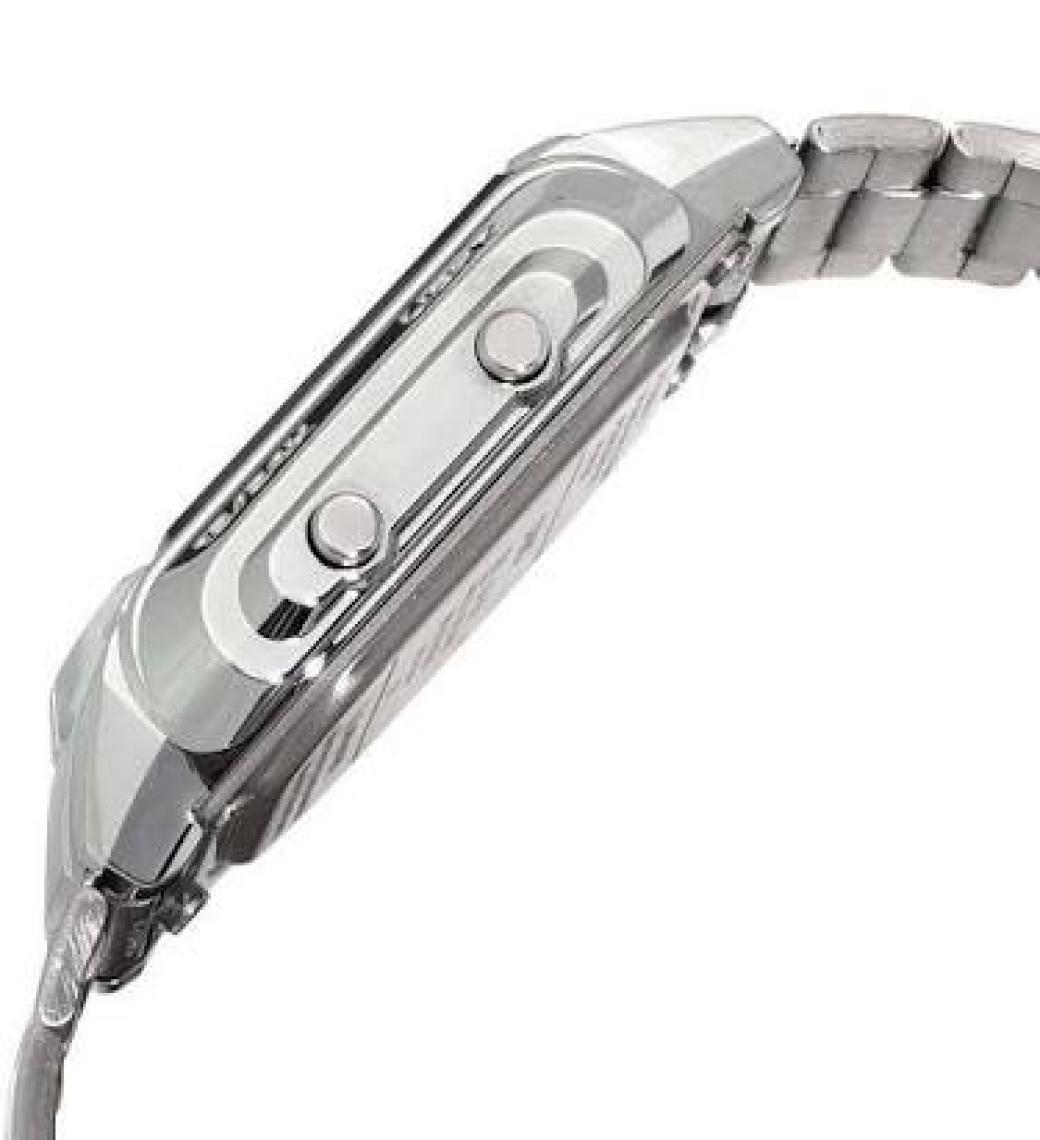 Casio Erkek Dijital Kol Saati – Alarm, Kronometre, Takvim, Çelik Kordon, Mineral Cam, 3 ATM Su Geçirmez, LED Aydınlatma