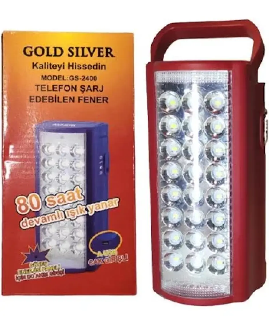 Gold Silver Enfago Gold Silver GS-2400 Fener-Telefon Şarj
