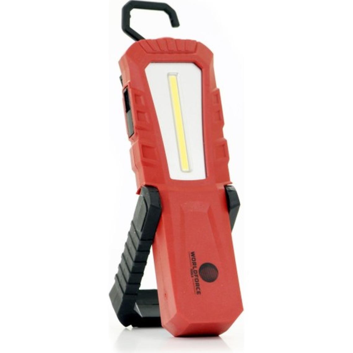 Worldforce 240LM 2200MAH 3.7V Cob LED Fener Darbe Emici Korumalı 3 Fonksiyonlu Manyetik Tutuculu Profesyonel Ürün
