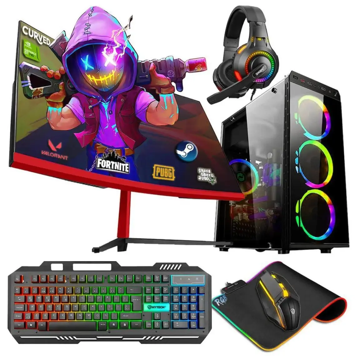 Zeiron RX44 İ5-3470 16GB 1TB+240GB GT730 23.8" Masaüstü Oyun Bilgisayarı