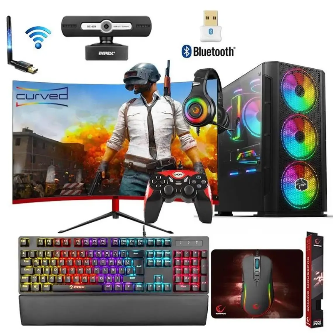 Zeiron RX44 İ5-3470 16GB 1TB+240GB GT730 23.8" Masaüstü Oyun Bilgisayarı
