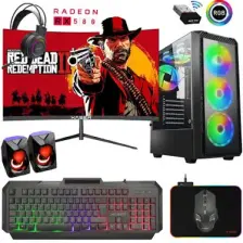 Xaser XSR313 I5 4570 16GB Ram 256GB SSD 8gb RX580 23.8" 100Hz Curved Masaüstü Oyuncu Bilgisayarı