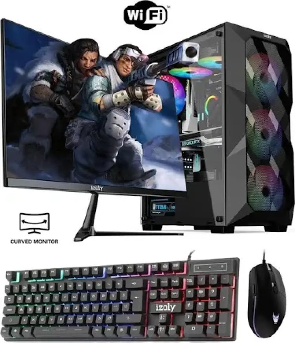 İzoly Castform x İ3-10100F 16GB 512GB M.2 Nvme Rx 580 8gb 24" Oyuncu Masaüstü Bilgisayarı