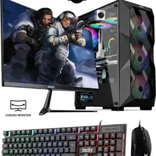 İzoly Castform x İ3-10100F 16GB 512GB M.2 Nvme Rx 580 8gb 24" Oyuncu Masaüstü Bilgisayarı