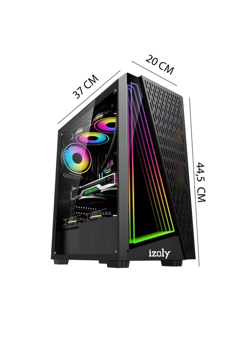 İzoly Spectre Y I5-4570 16GB 512GB RX580 8gbmasaüstü Oyun Bilgisayarı
