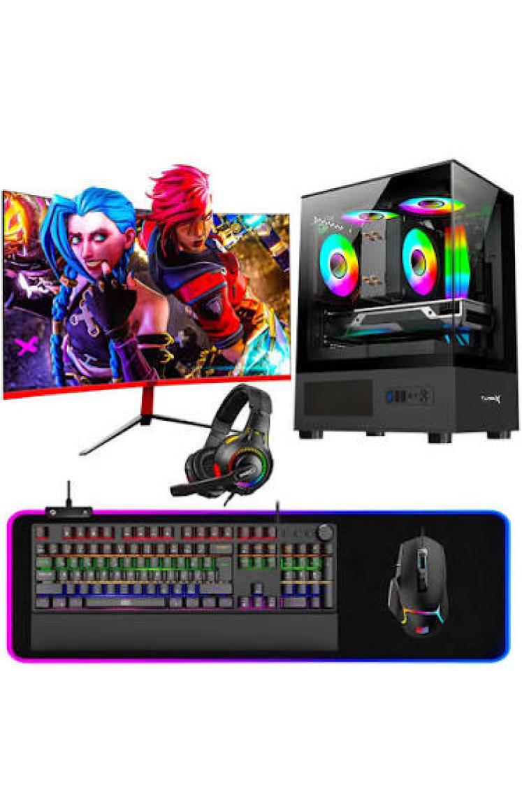 Turbox DRX6885 Ryzen 7 5700X 32GB Ram 1tb Nvme RTX3050 27 165Hz Curved Oyuncu Masaüstü Bilgisayarı