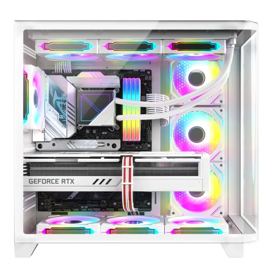 Dragos DRX6138 Ryzen 7 5700X 32GB Ram 1tb M.2 Nvme SSD 8gb RTX4060 Sıvı Soğutmalı Freedos Oyuncu Bilgisayarı