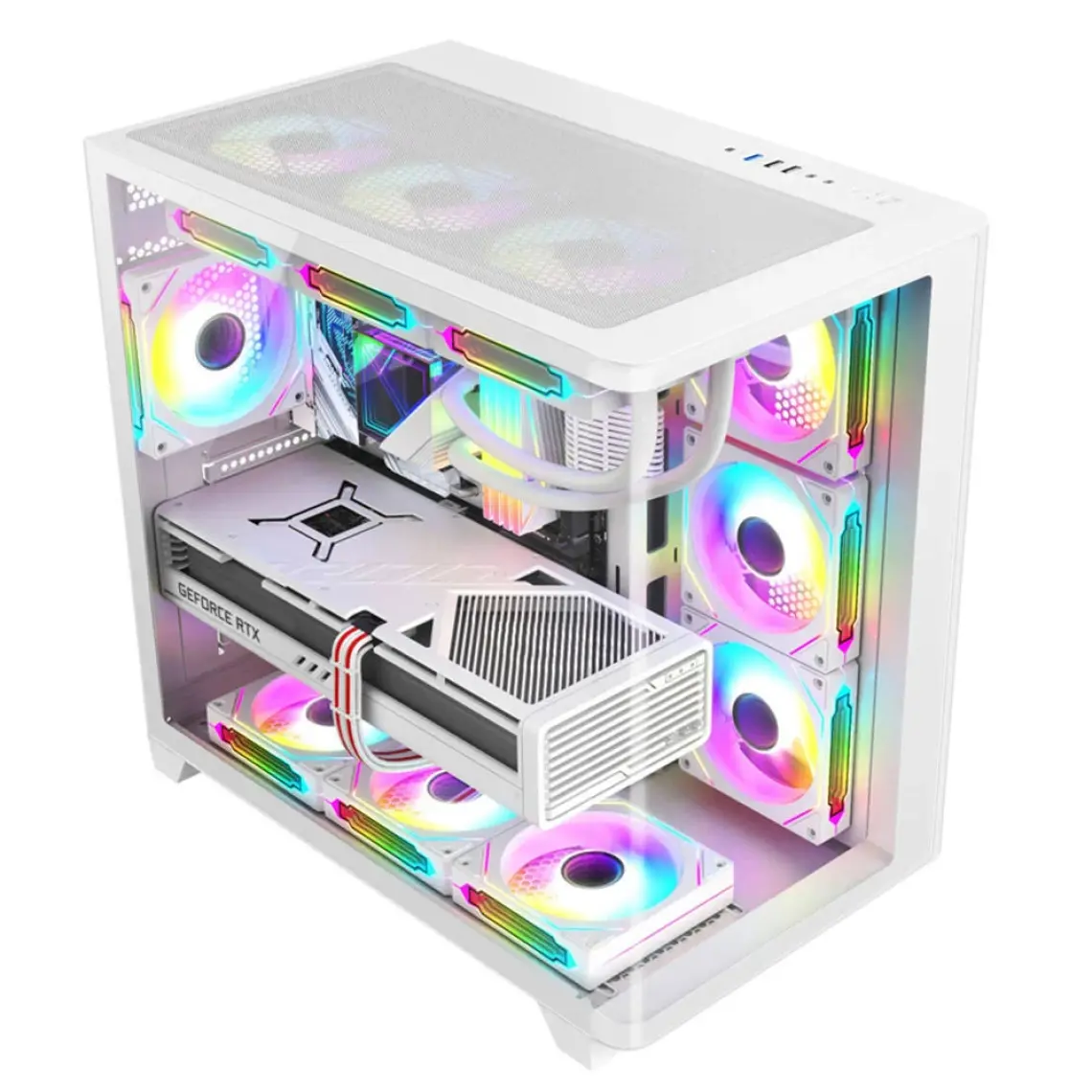 Dragos DRX6138 Ryzen 7 5700X 32GB Ram 1tb M.2 Nvme SSD 8gb RTX4060 Sıvı Soğutmalı Freedos Oyuncu Bilgisayarı