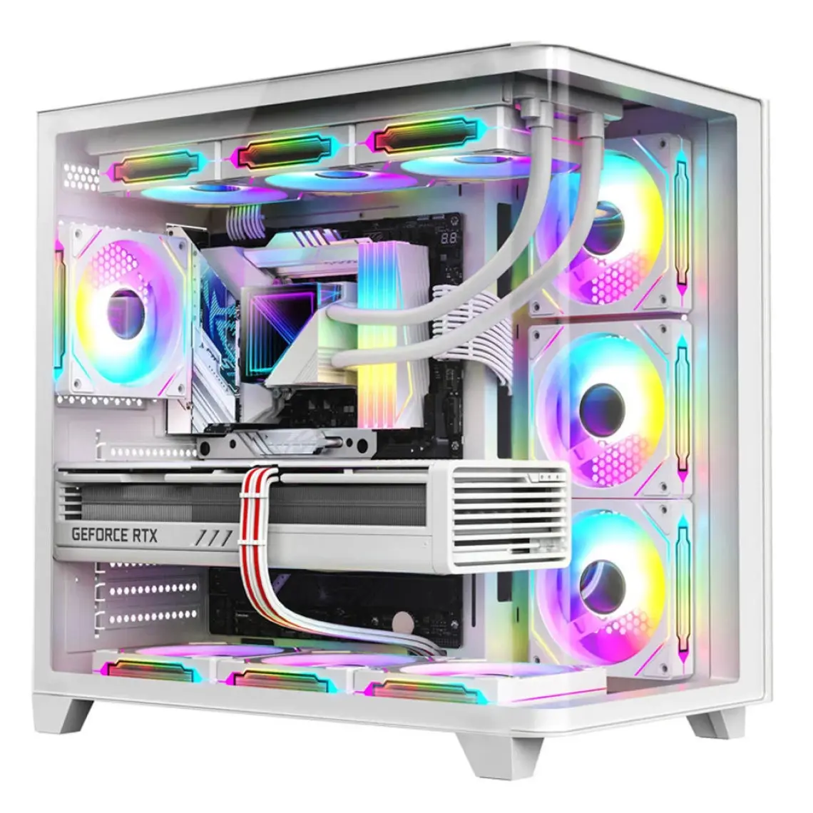 Dragos DRX6138 Ryzen 7 5700X 32GB Ram 1tb M.2 Nvme SSD 8gb RTX4060 Sıvı Soğutmalı Freedos Oyuncu Bilgisayarı