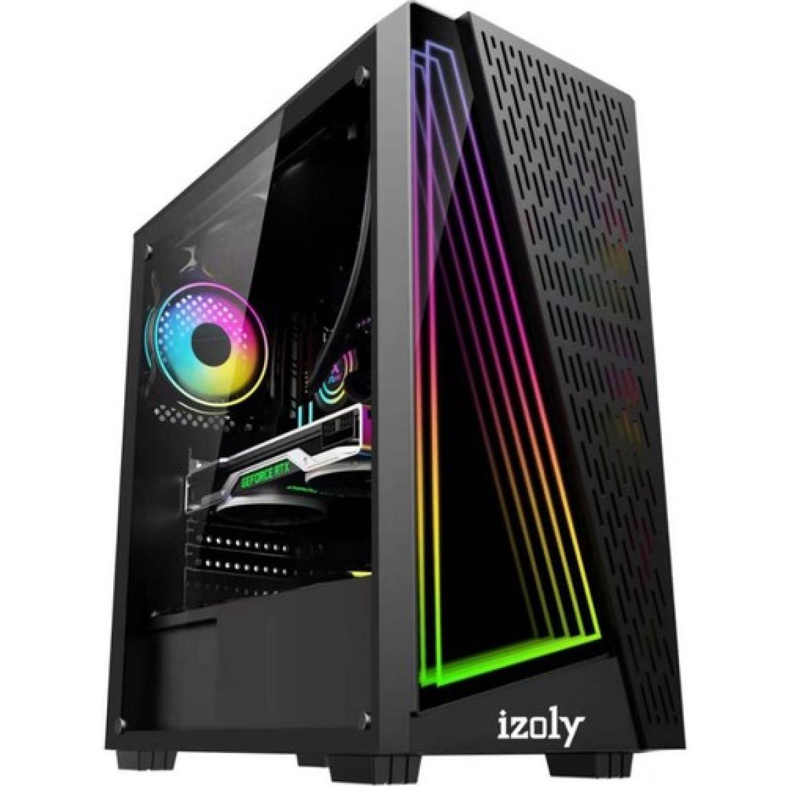 Isis i5-10400F 16GB 256GB SSD RX550 4GB GDDR5 24'' Oyuncu Masaüstü Bilgisayarı