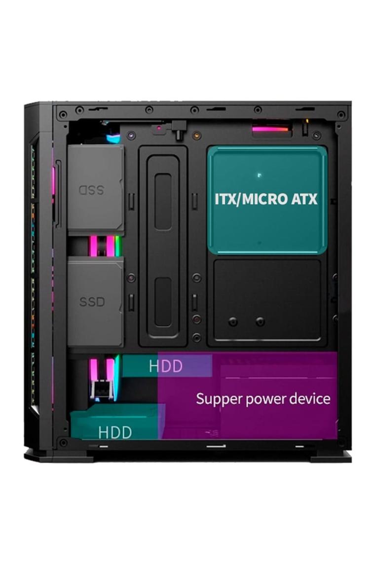 Apx60 Ryzen 5 3600 16gb 240gb + 500gb Rx550 Freedos Oyun