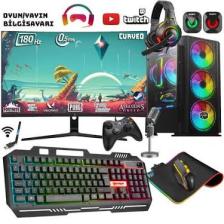 Zeiron XGEN11 I7 12700F 12.nesil 32GB 512GB Nvme M.2 SSD GTX1660 Super 6gb 192BIT 24" 180Hz Curved Oyuncu Bilgisayarı